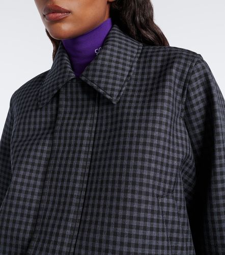 Gingham wool-blend blouson jacket - Loewe - Modalova