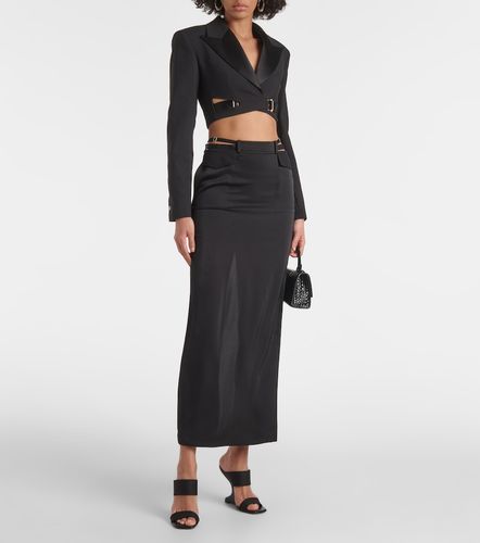 Gonna lunga Pocket Column in satin - Dion Lee - Modalova