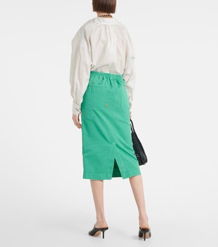 Falda midi Werther de dril de algodón - Max Mara - Modalova