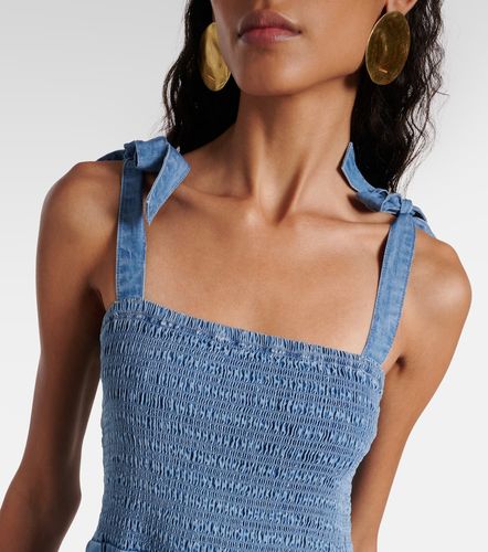 Abito midi Tola in misto cotone a balze - Veronica Beard - Modalova