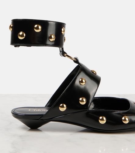 Chloé Bailarinas Jade de piel con tachuelas - Chloe - Modalova