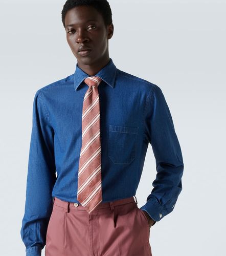 Dunhill Striped silk jacquard tie - Dunhill - Modalova