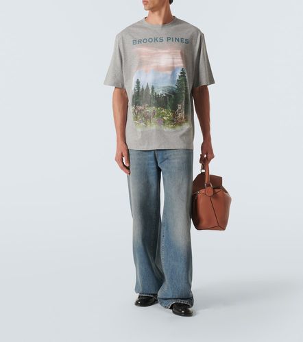 Jeans anchos con efecto desgastado - Loewe - Modalova