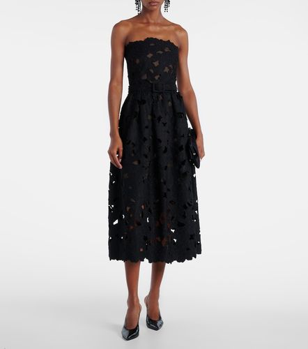 Abito bustier in pizzo - Oscar de la Renta - Modalova