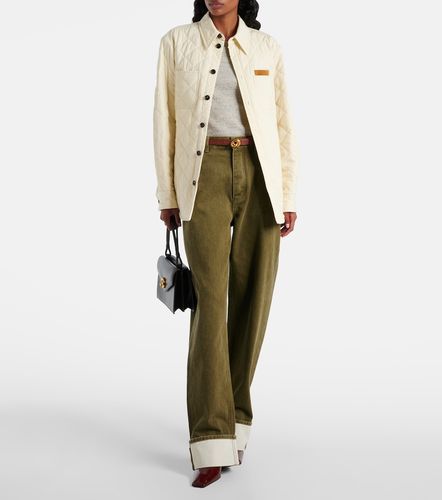 Quilted cotton-blend overshirt - Bottega Veneta - Modalova