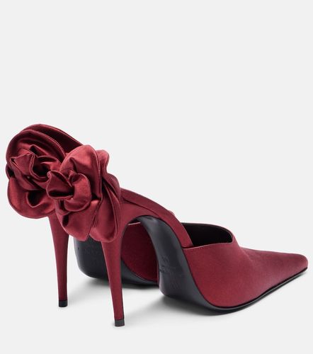 Verzierte Mules aus Satin - Magda Butrym - Modalova