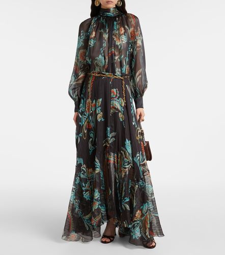 Etro Printed silk satin maxi skirt - Etro - Modalova