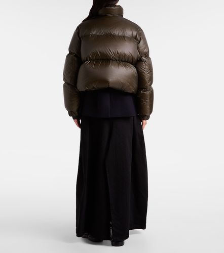 Layered wool-trimmed down jacket - Sacai - Modalova
