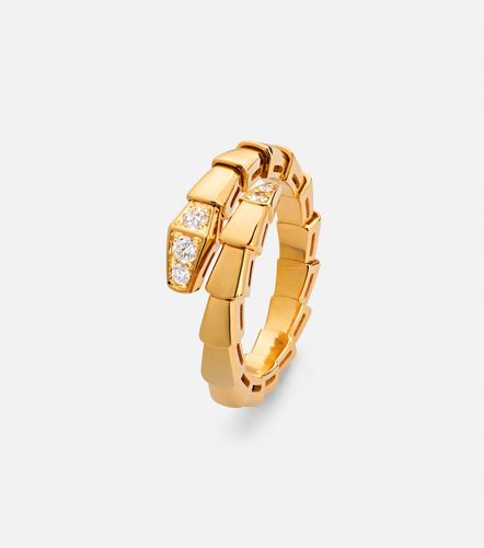 Serpenti Viper 18kt ring with diamonds - Bvlgari - Modalova