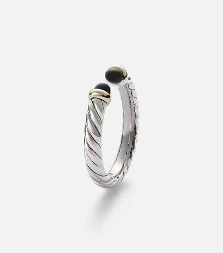 Cable CollectiblesÂ® Petite Cable sterling ring with onyx - David Yurman - Modalova