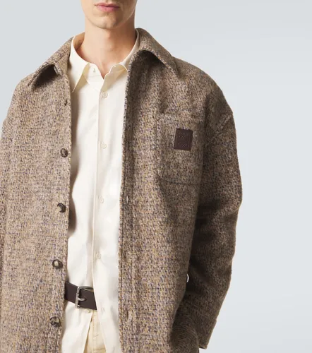 Loewe Anagram wool-blend overshirt - Loewe - Modalova