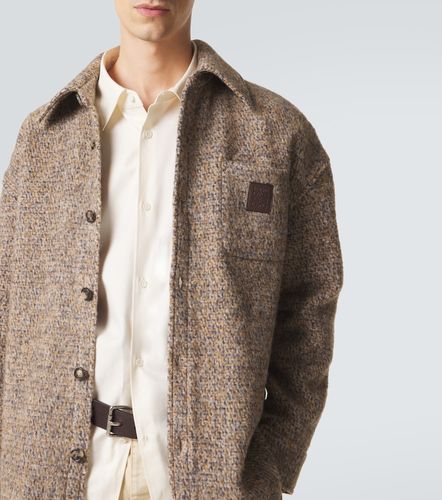 Giacca camicia Anagram in misto lana - Loewe - Modalova