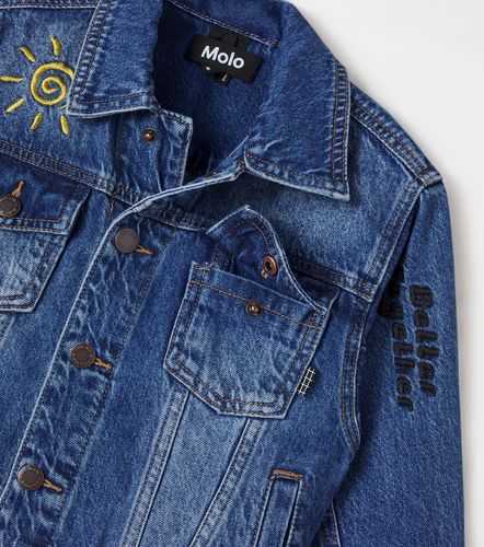Chaqueta denim Honore con parche - Molo - Modalova