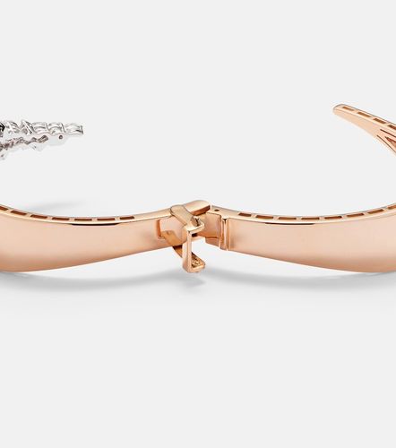 Golden Strada 18kt rose and white bracelet with diamonds - Yeprem - Modalova