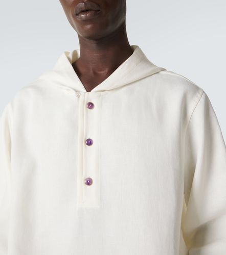 Giacca in lino con cappuccio e ametista - God's True Cashmere - Modalova