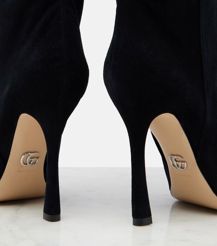 Gucci Botas altas Naomi de ante - Gucci - Modalova