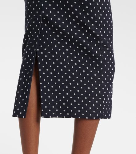 Polka-dot jersey midi skirt - Max Mara - Modalova
