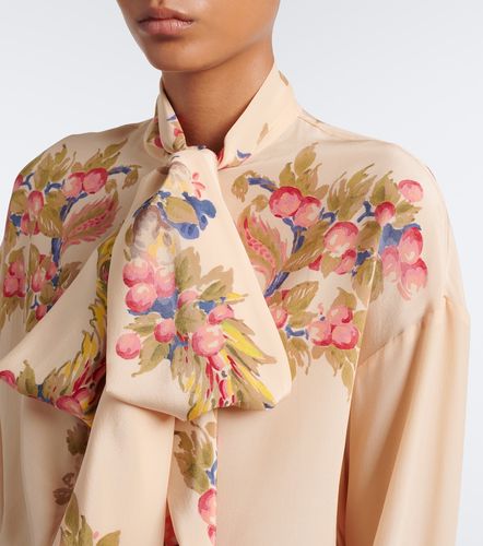 Camicia in seta con stampa floreale - Etro - Modalova