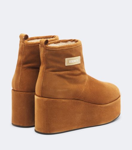 Stiefel aus Veloursleder mit Shearling - Coperni - Modalova