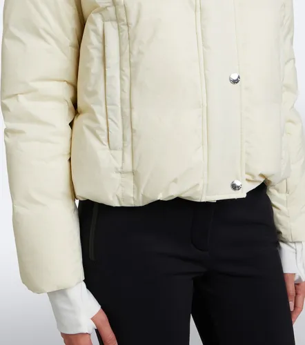 Shearling-trimmed hooded down ski jacket - Yves Salomon - Modalova