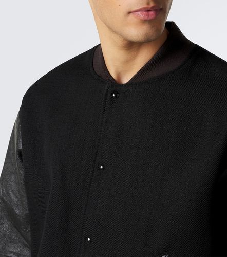 Wool, linen, and leather varsity jacket - Visvim - Modalova