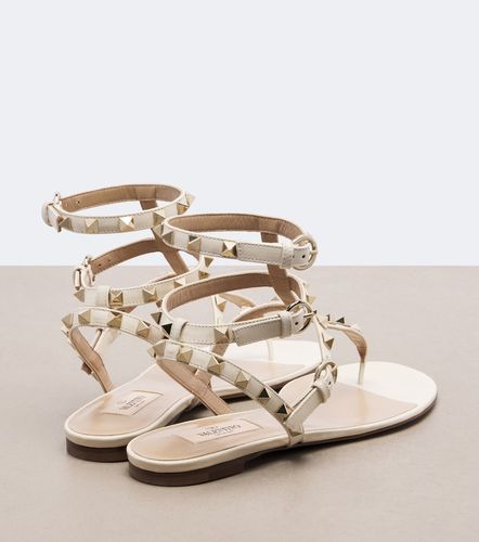 Rockstud leather sandals - Valentino Garavani - Modalova