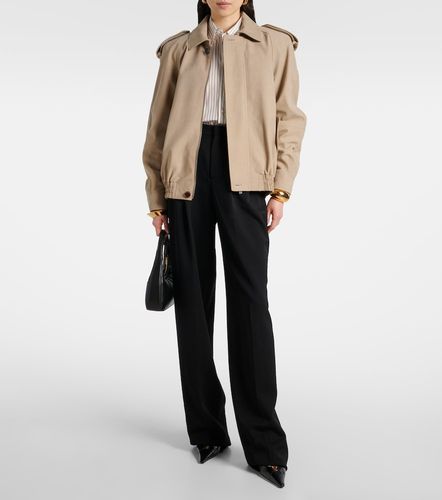 Saint Laurent Lederjacke - Saint Laurent - Modalova