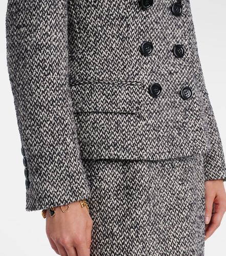 Double-breasted wool-blend jacket - Dolce&Gabbana - Modalova