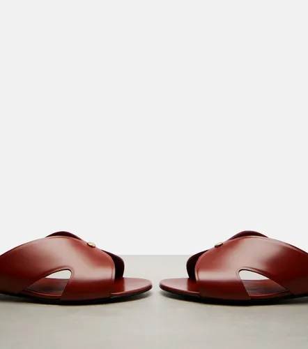 Loro Piana Vera leather slides - Loro Piana - Modalova