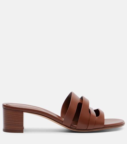 Gianvito Rossi Nora leather mules - Gianvito Rossi - Modalova