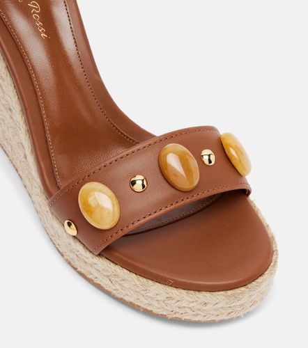 Espadrillas in pelle con zeppa - Gianvito Rossi - Modalova