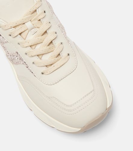 Sneakers H669 in pelle con glitter - Hogan - Modalova
