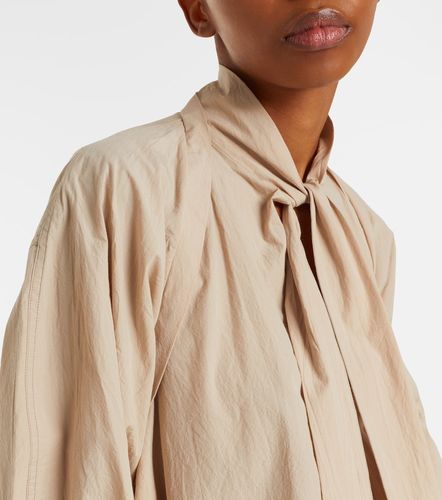 Blusa de crepé de algodón anudada - Lemaire - Modalova