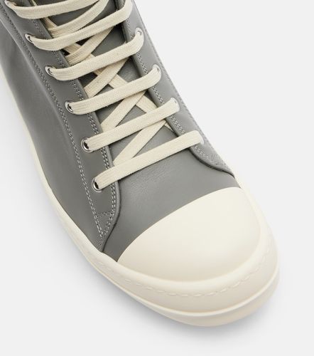 Leather high-top sneakers - Rick Owens - Modalova