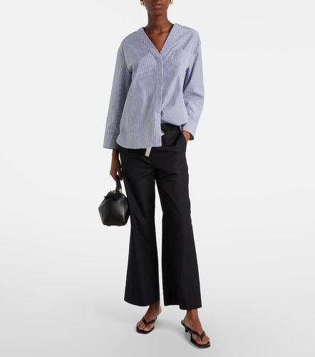Pantalones anchos cropped Argento de algodón - 'S Max Mara - Modalova
