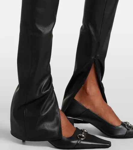 Gucci Leather skinny pants - Gucci - Modalova