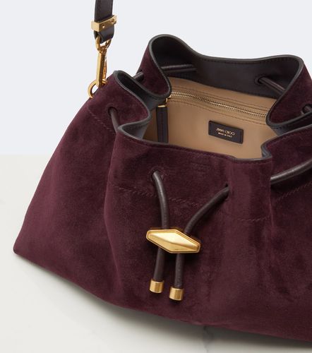Borsa a secchiello Cinch Medium in suede - Jimmy Choo - Modalova
