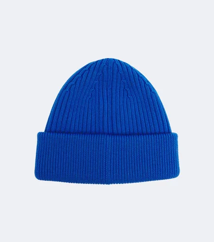 Embroidered ribbed-knit wool beanie - Loewe - Modalova