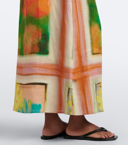 Staud Maxikleid Laura aus Leinen - Staud - Modalova