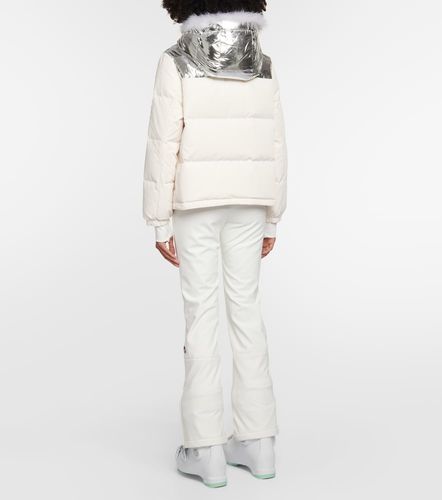 Shearling-trimmed down jacket - Yves Salomon - Modalova