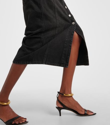 Gonna midi di jeans Vandy a vita alta - Marant Etoile - Modalova