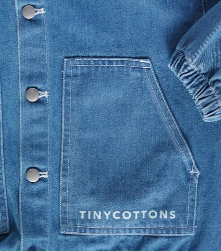 Chaqueta de denim con logo - Tinycottons - Modalova