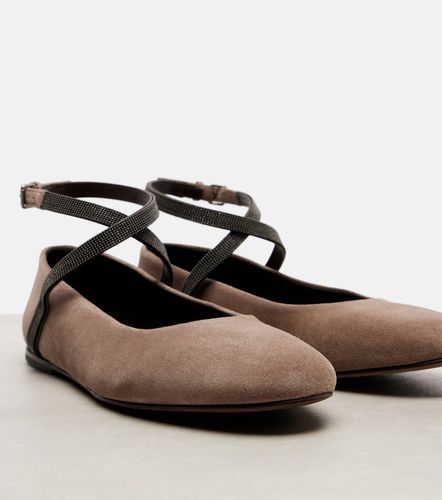 Bailarinas Monili de ante - Brunello Cucinelli - Modalova