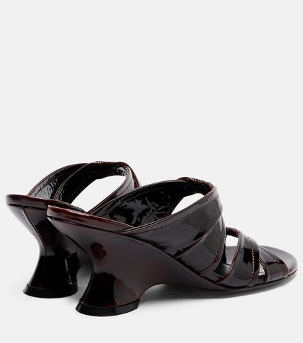 Patent leather wedge mules - Dries Van Noten - Modalova