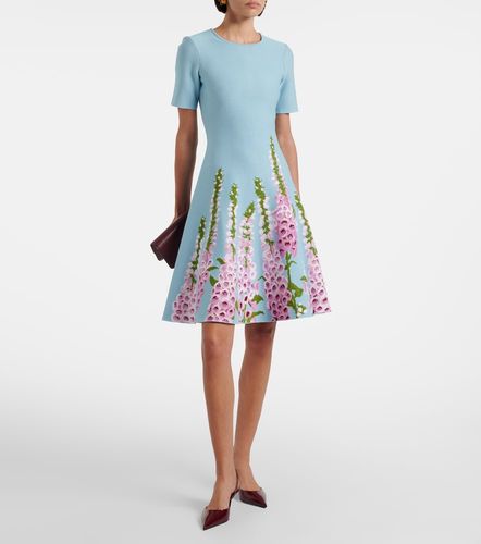 Floral jacquard minidress - Oscar de la Renta - Modalova
