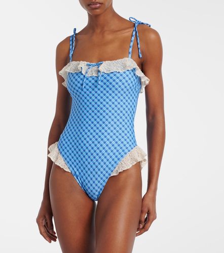 Jacelyn plaid ruffled swimsuit - Montce - Modalova