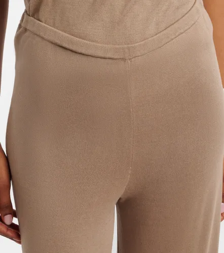 Esme silk-blend straight pants - Aya Muse - Modalova