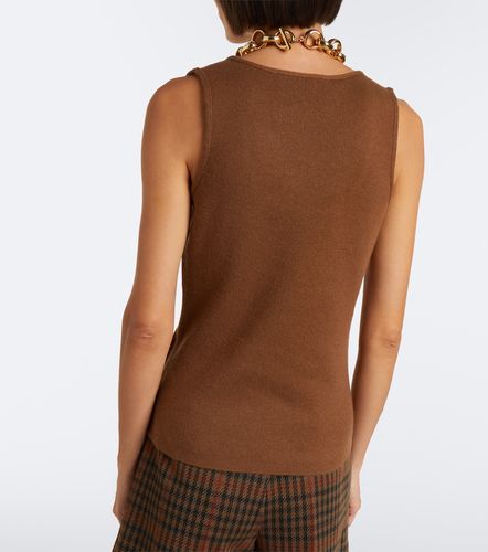 Top aus Veloursleder mit Strick - Max Mara - Modalova