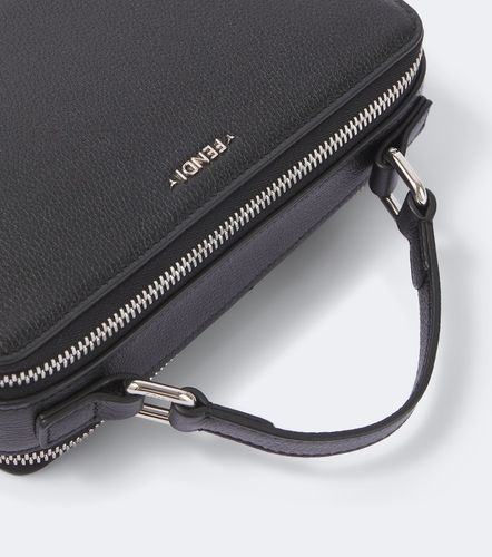 Suede-lined leather crossbody bag - Fendi - Modalova