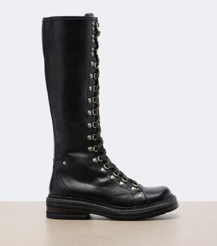 Miu Miu Leather lace-up boots - Miu Miu - Modalova